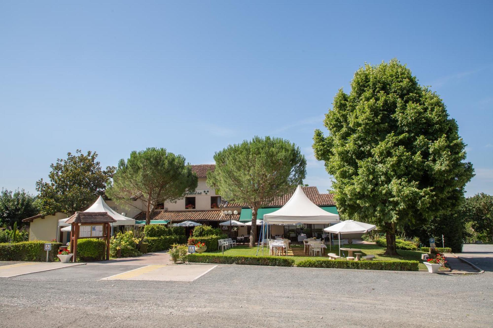 Logis de France Hôtel Restaurant La Bombardière Cuq-Toulza Esterno foto